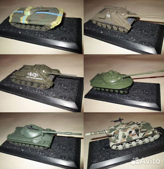 Модель танка периода СССР (список) более 100 штук