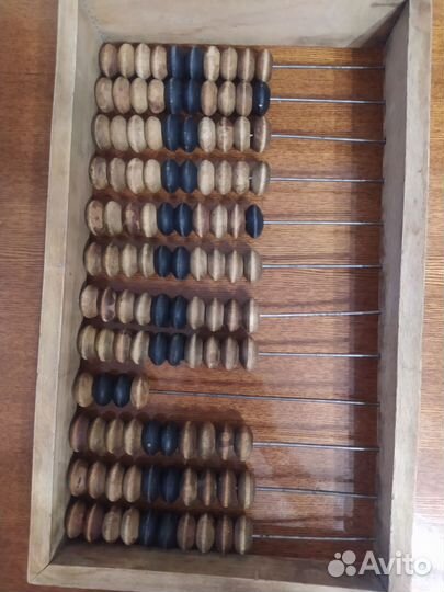 Счеты деревянные СССР большие