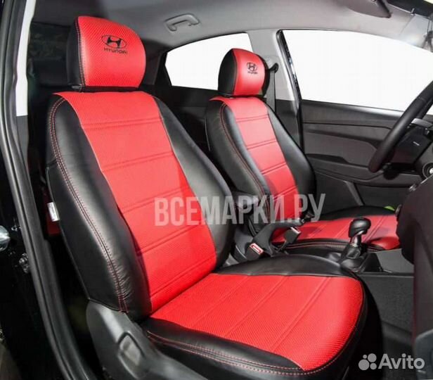 Автомобильные чехлы Hyundai Solaris (II)