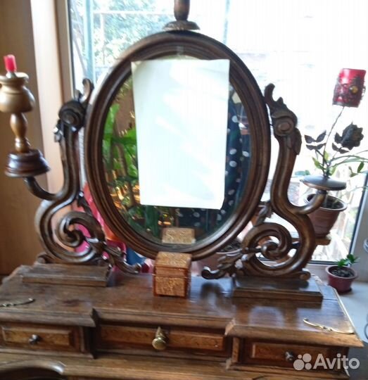 Зеркало старинное, антикварное псише