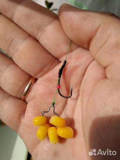 Карповый поводок с клипсой