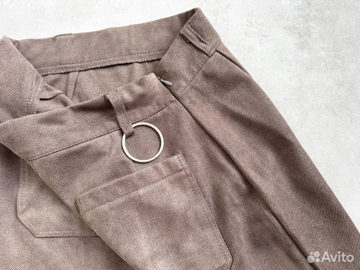 Юбка женская 44 46 коричневая