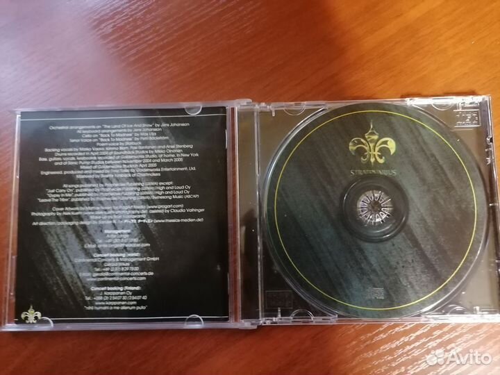 CD Stratovarius с автографом Тимо Толкки