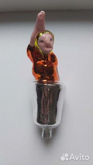 Ёлочная игрушка СССР баба яга