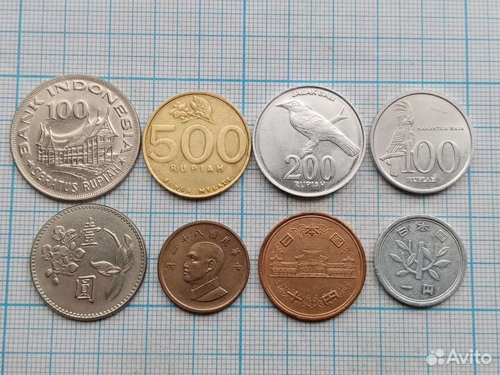 Монеты стран Азии