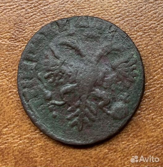 Деньга 1731 перечекан