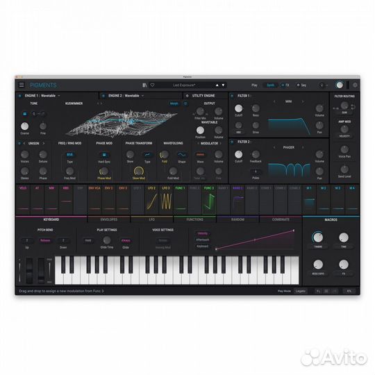 Програмное обеспечение Arturia Pigments 4 (electro