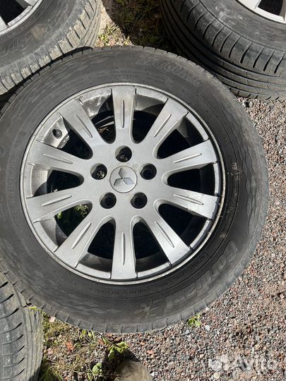 Колеса в сборе r16 летние mitsubishi