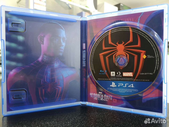 Marvel Человек-Паук Майлз Моралес PS4 (Б/У)