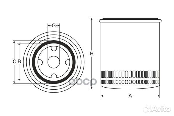 Фильтр масляный Ford/SCT/ SM137 SCT