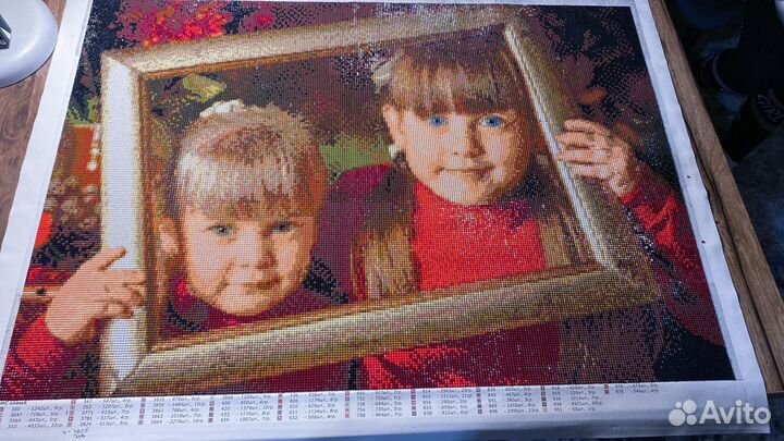 Набор алмазная мозаика по фото