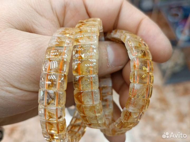Цитрин браслет