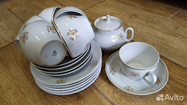 Чайный сервиз ссср. Винтаж