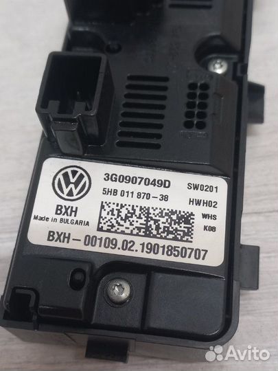 Блок управления климат-контролем задний Volkswagen