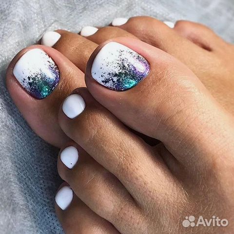 Педикюр гель-лак