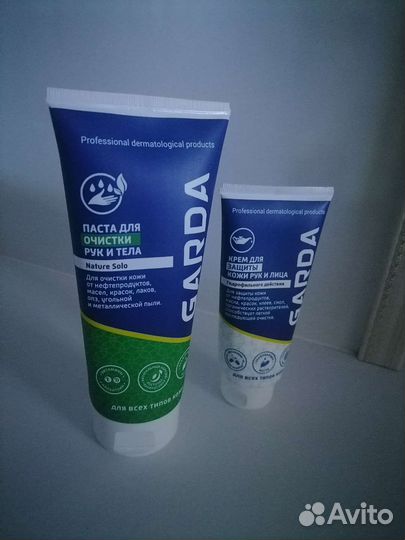 Паста очищающая для рук, крем для рук