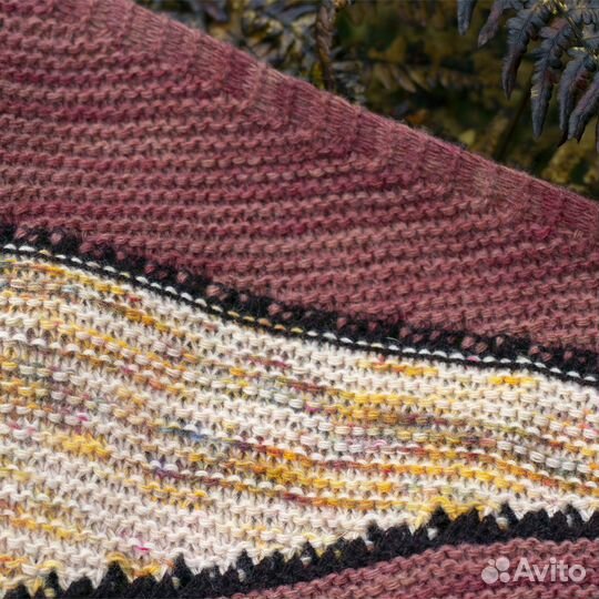 Женский платок / Осенняя расцветка / Тёплый