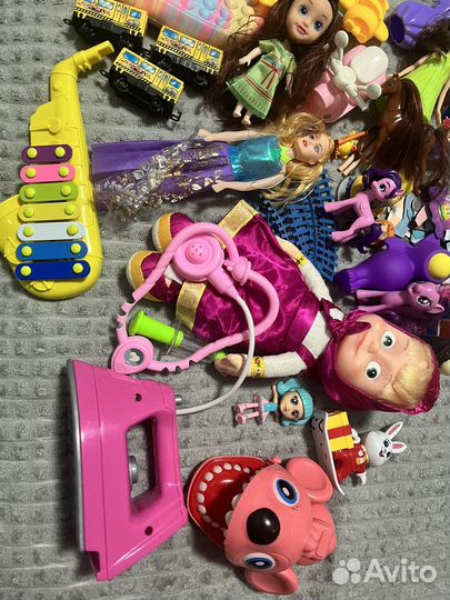 Игрушки пакетом для девочки