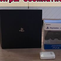 Прошитая PS4 Pro 3 ревизия (1 терабайт) любые игры