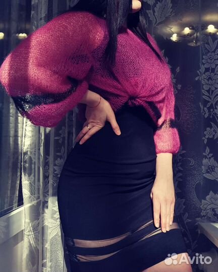 Кофта из кид мохера