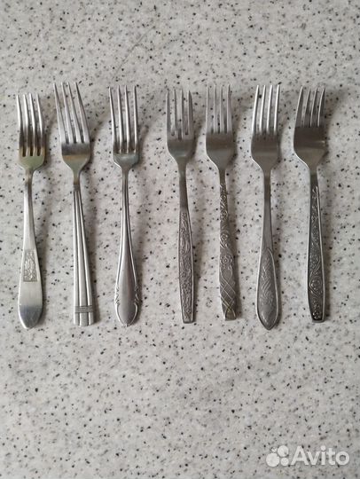 Ложки и вилки нержавейка СССР