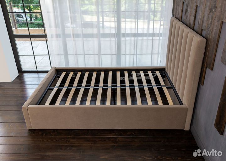 Кровать 120х200 кофе Богема