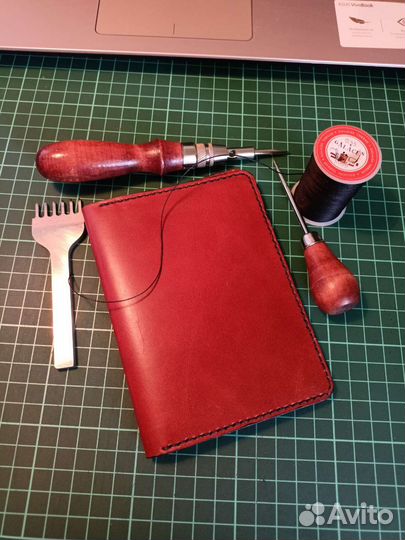 Обложка для паспорта, натуральная кожа