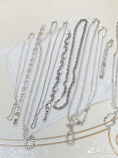 Серебряная цепочка бу