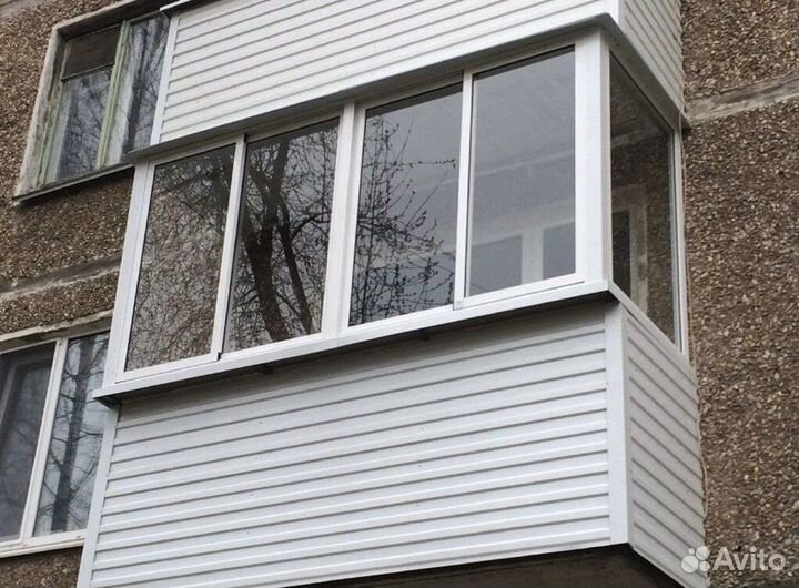 Остекление балконов и лоджий под ключ N3671