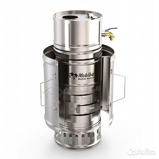 Печь для мобильной бани Жига - 3 парогенерирующая