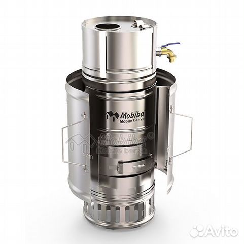 Печь для мобильной бани Жига - 3 парогенерирующая