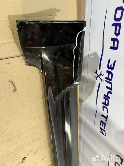 Накладка на порог (наружная) Mitsubishi Pajero Spo