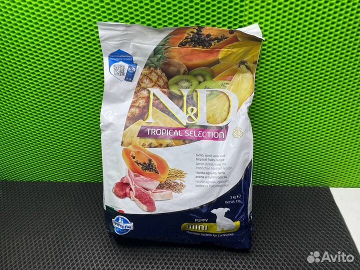 Фармина для щенков N&D Tropical из Европы