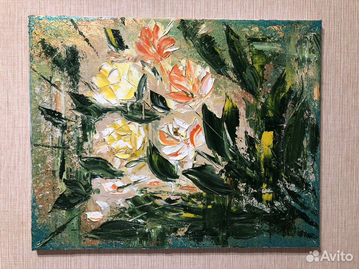 Картина маслом на холсте абстракция