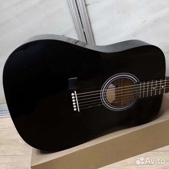 Гитара новая акустическая большой корпус