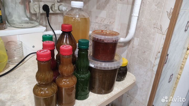 Баночки для меда и аджики