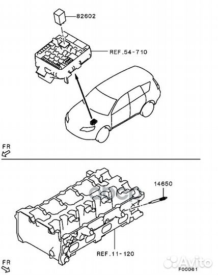 Свеча накала mitsubishi L200 4N15 15- 1820A019
