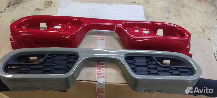 Накладка заднего бампера mini Hatch JCW F 56