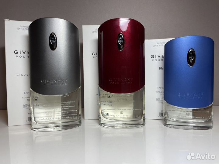 Givenchy Blue Label, Pour Homme, silver Edition