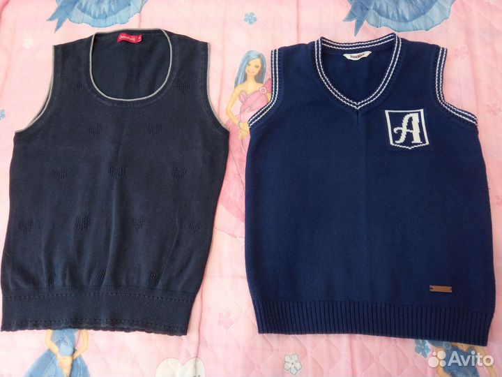 Школьные блузки, юбки 134-140