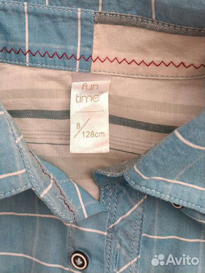 Рубашка для мальчика 128