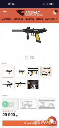 Комплект для пейнтбола Tippmann FT-12 x 10 шт