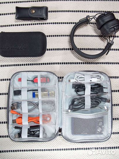 Сумка Органайзер для хранения шнуров и зарядок