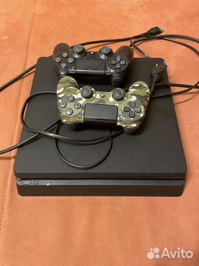 Sony playstation 4 slim 1tb 2 геймпада