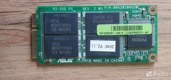 Phison Asus P2-SSD PS REV.2.0g 08g2010ag20c