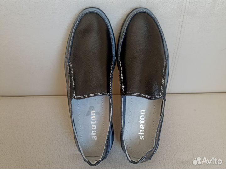 Слипоны Sheton нат. кожа