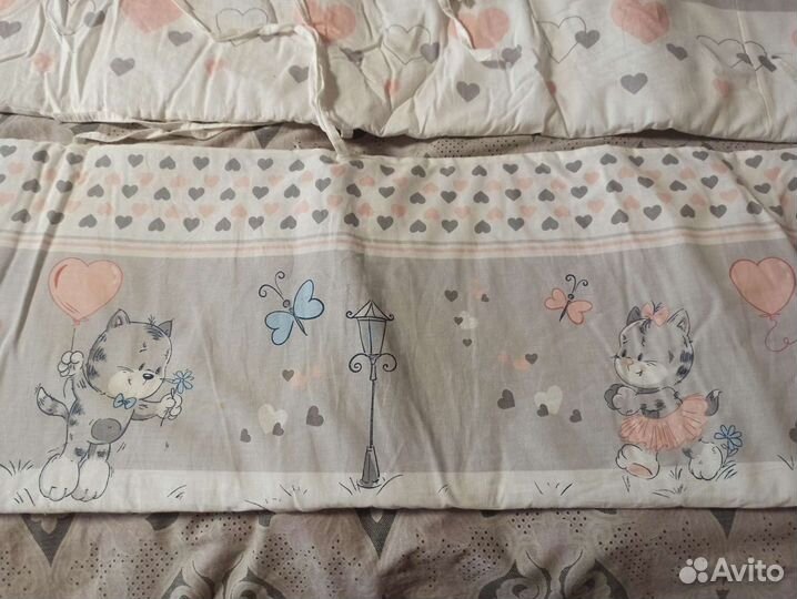 Бортики в детскую кроватку