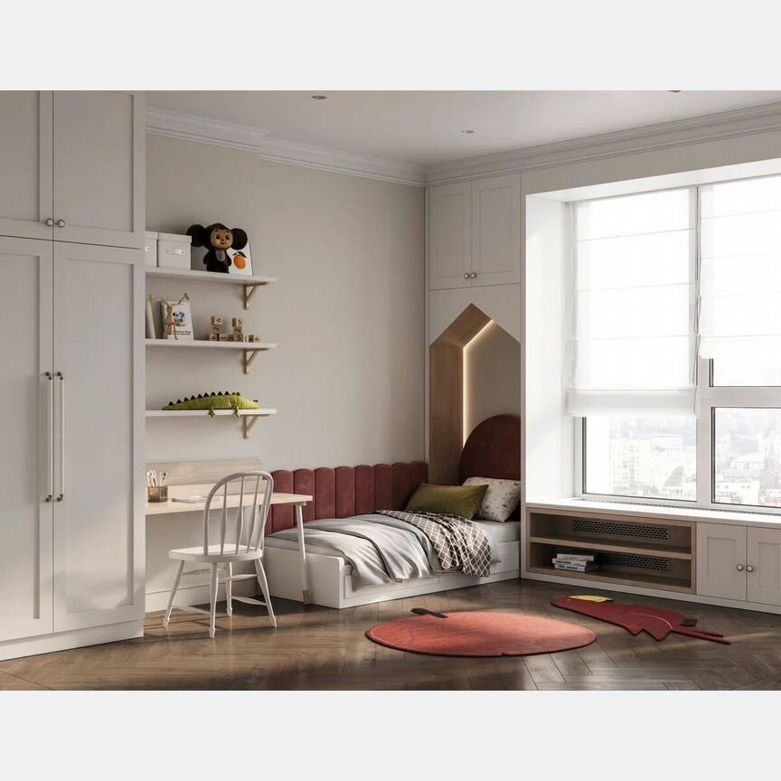 4-к. квартира, 104,1 м², 3/16 эт.