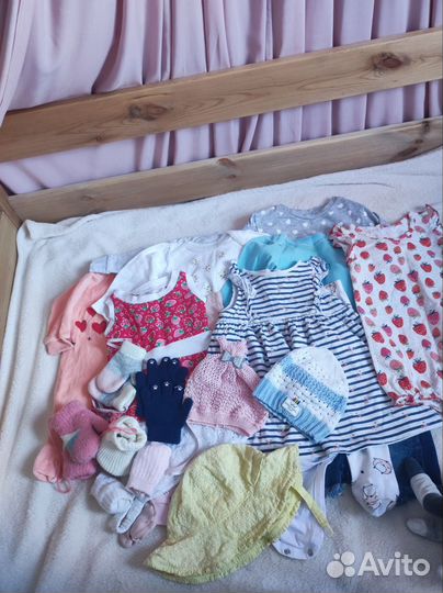 Пакет вещей для девочки 68 74