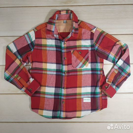 Рубашка девочка Uniqlo 122см C09.0121